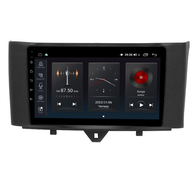 Штатна магнітола Abyss Audio SP-9344 для Smart ForTwo 2011-2017