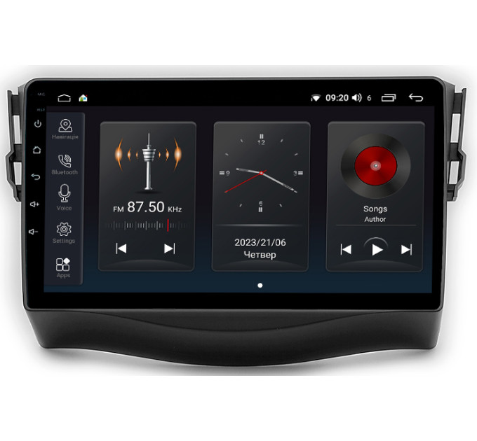 Штатна магнітола Abyss Audio SP-9135 для Toyota RAV4 XA30 2006-2012
