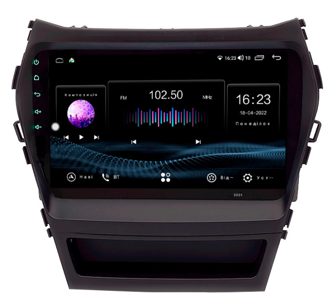 Штатна магнітола Abyss Audio SX-9216 для Hyundai Santa Fe / IX45 2013-2017