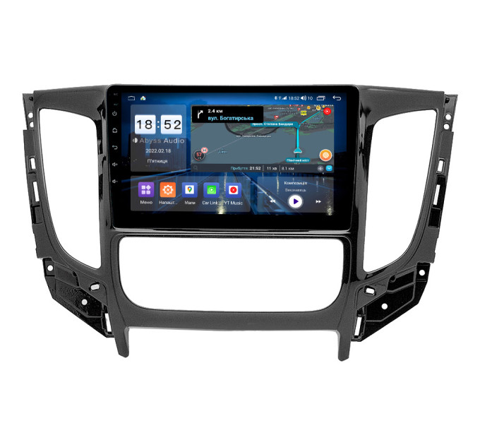 Штатна магнітола Abyss Audio QS-9248 для Mitsubishi Pajero Sport