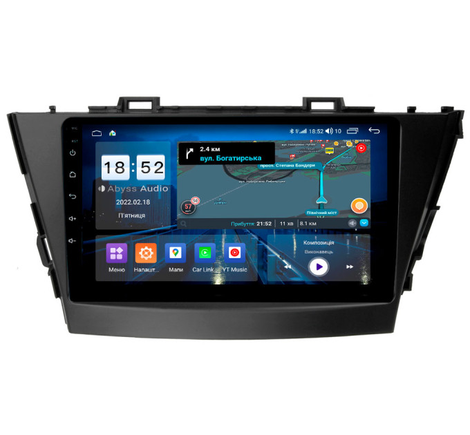 Штатна магнітола Abyss Audio QX-9365 для Toyota Prius V 2012-2017