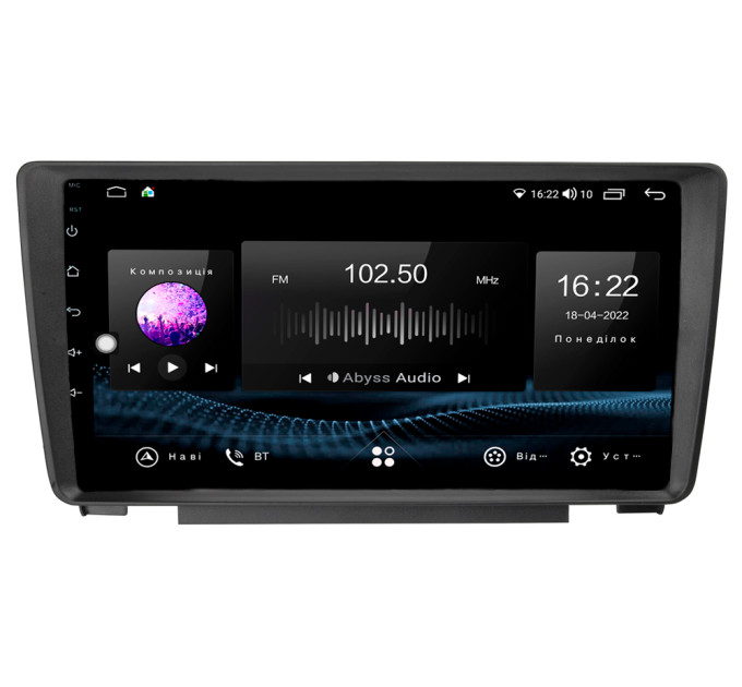 Штатна магнітола Abyss Audio SX-0343 для Skoda Yeti 2009-2017