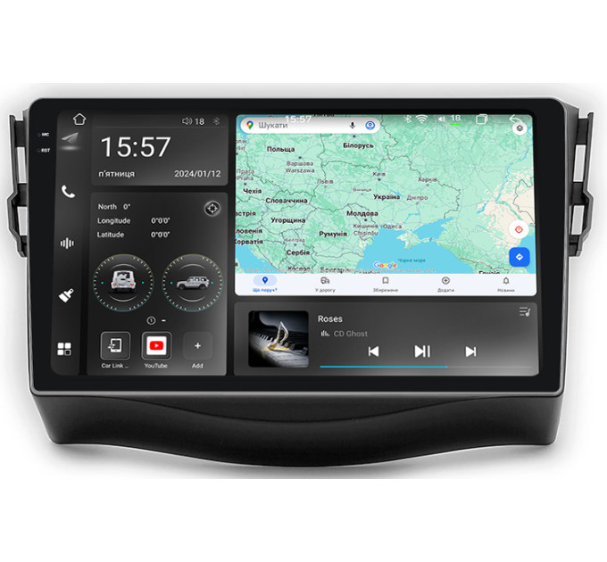 Штатна магнітола Abyss Audio WR-9135 для Toyota RAV4 XA30 2006-2012