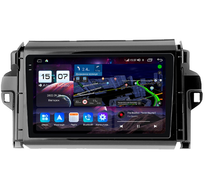 Штатна магнітола Abyss Audio QXR-9157 для Toyota Fortuner 2 2015-2018