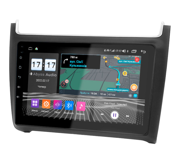 Штатна магнітола Abyss Audio QS-9104 для Volkswagen Polo 2012-2015 2012-2015