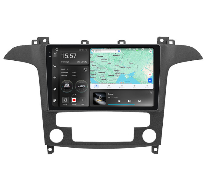 Штатна магнітола Abyss Audio WR-9286 для Ford S-Max 2006-2015
