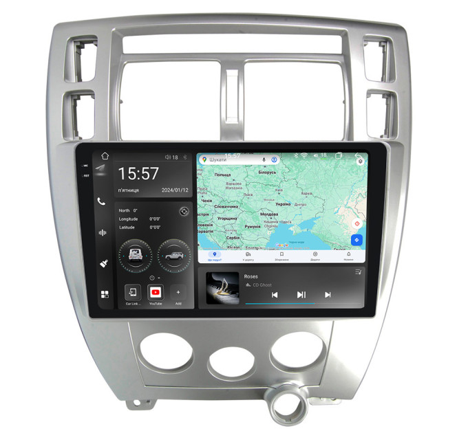Штатна магнітола Abyss Audio WR-0205 для Hyundai Tucson 2004-2009