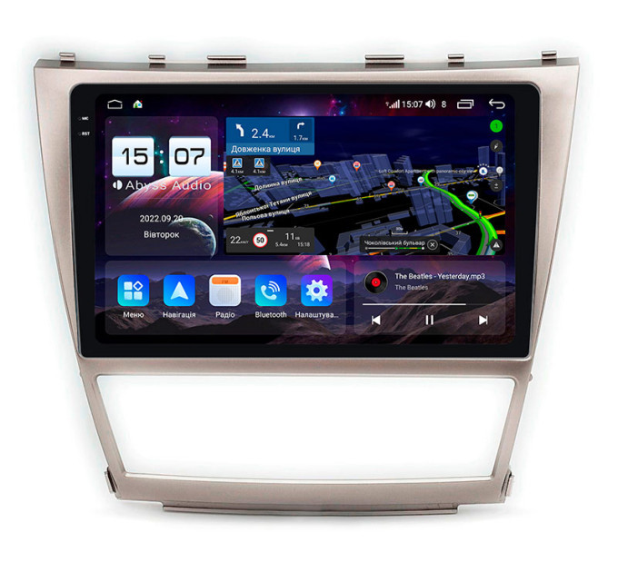 Штатна магнітола Abyss Audio QXR-0128 для Toyota Camry V40 2007-2011