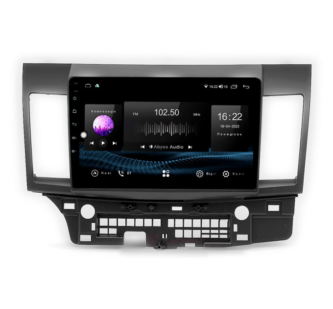 Штатна магнітола Abyss Audio SX-0243 для Mitsubishi Lancer X
