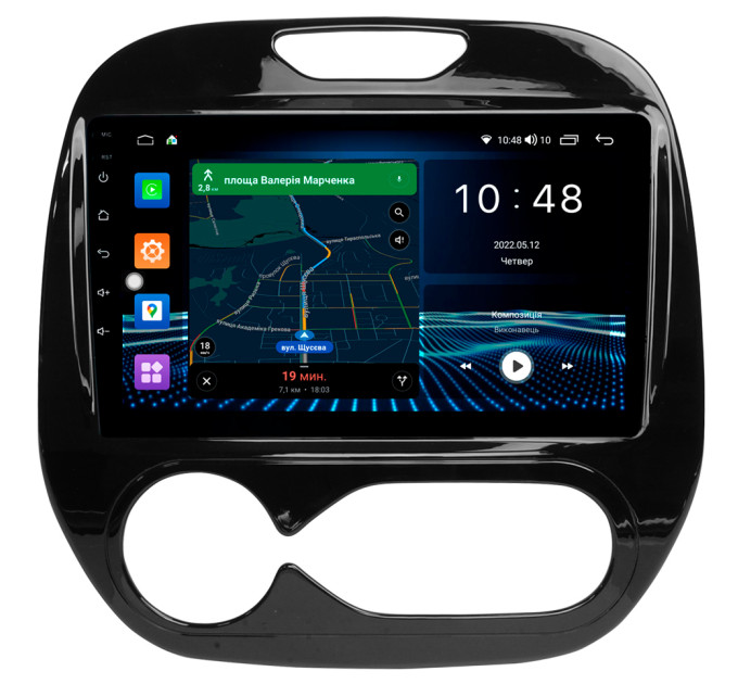 Штатна магнітола Abyss Audio MP-9264 для Renault Captur 2013-2019