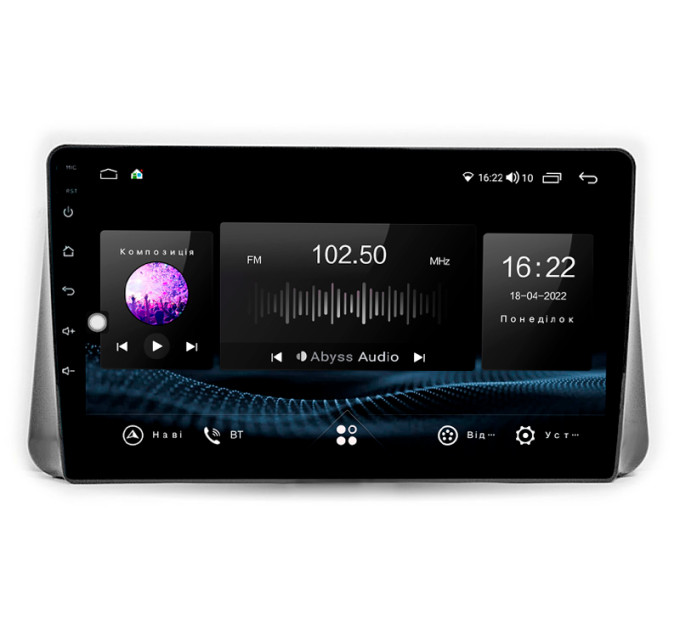 Штатна магнітола Abyss Audio SX-0173 для Nissan KICKS/Micra 2016-2018