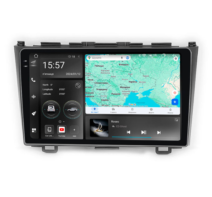 Штатна магнітола Abyss Audio WR-9163 для Honda CR-V 2006-2011