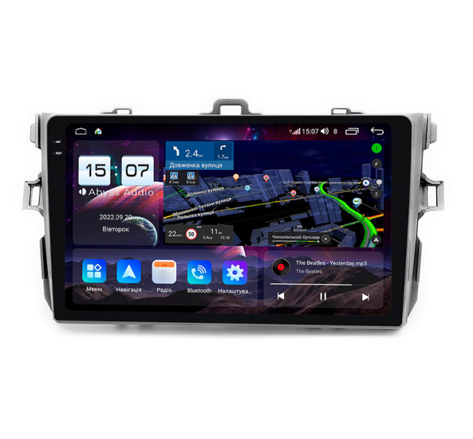 Штатна магнітола Abyss Audio QXR-9152 для Toyota Corolla E140 2007-2010