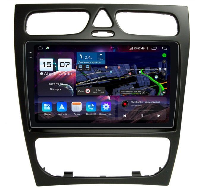 Штатна магнітола Abyss Audio QXR-9313 для Mercedes C-klasse (W203) 2000-2004