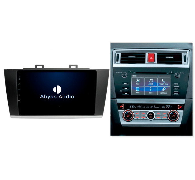 Штатна магнітола Abyss Audio QXR-9355 для Subaru Legacy / Outback 2014-2020