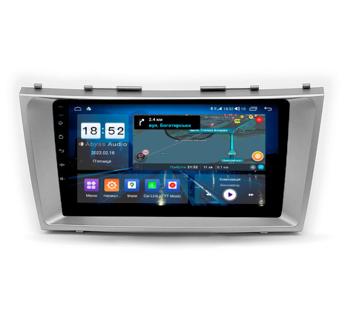 Штатна магнітола Abyss Audio QX-9124 для Toyota Camry V40 2007-2011