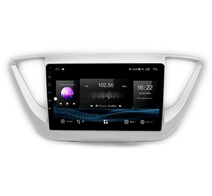 Штатна магнітола Abyss Audio SX-9208 для Hyundai Accent 2017-2018