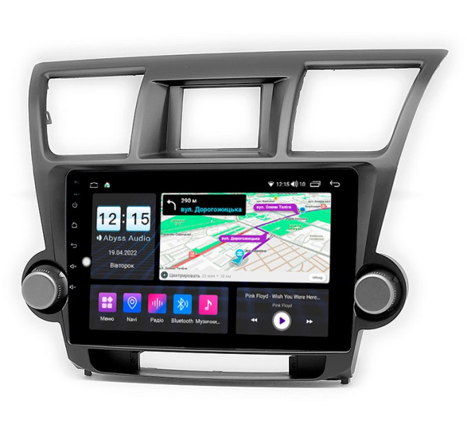 Штатна магнітола Abyss Audio MP-0134 для Toyota Highlander XU40 2007-2014