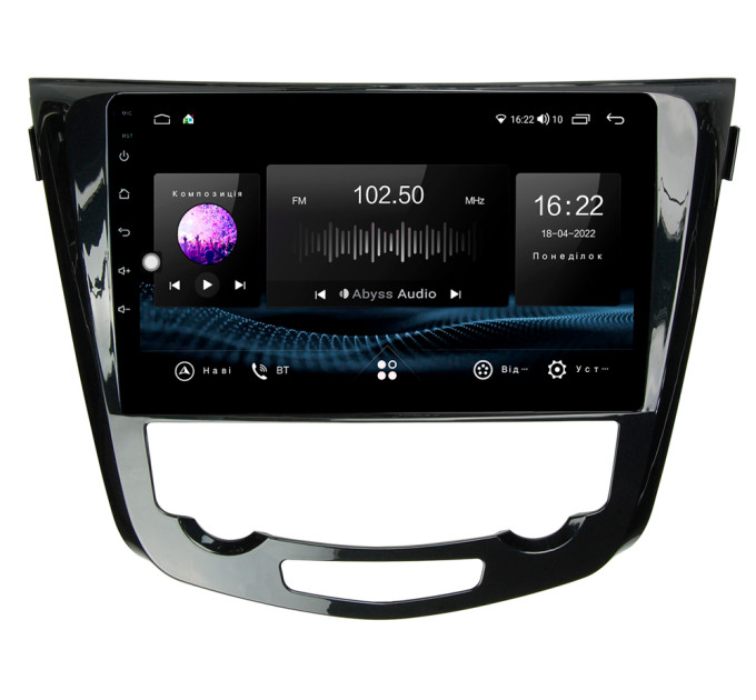 Штатна магнітола Abyss Audio SX-0175 для Nissan QASHQAI 2012-2016
