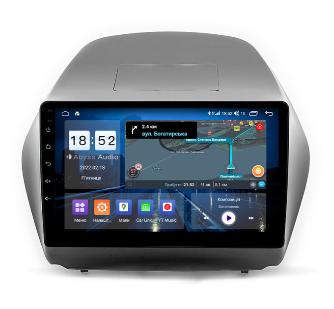 Штатна магнітола Abyss Audio QS-9204 для Hyundai Tucson 2009-2015