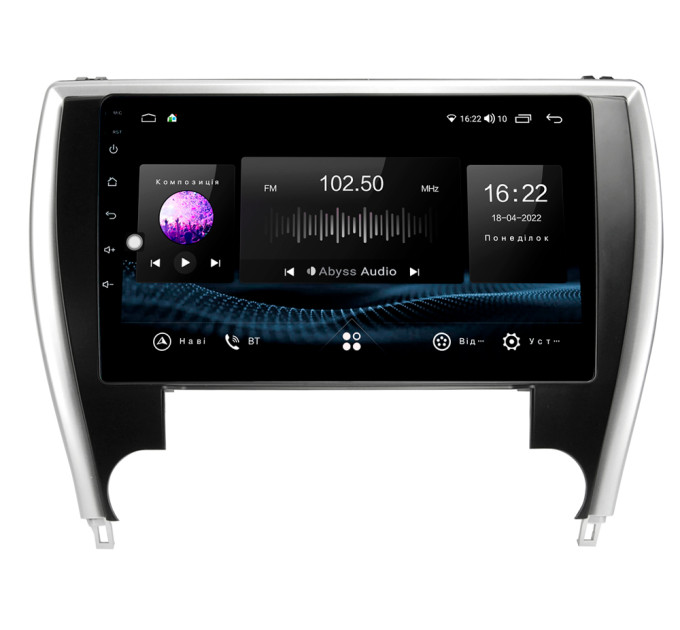 Штатна магнітола Abyss Audio SX-0127 для Toyota Camry V50/55 (USA) 2012-2014