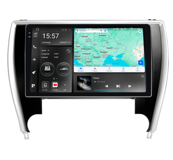 Штатна магнітола Abyss Audio WR-0127 для Toyota Camry V50/55 (USA) 2012-2014
