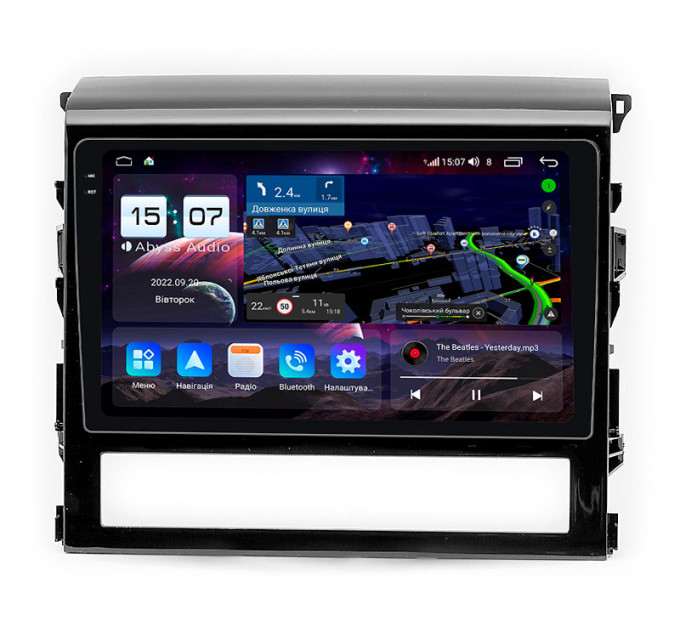 Штатна магнітола Abyss Audio QXR-9143 для Toyota LANDCRUISER 200 2016+