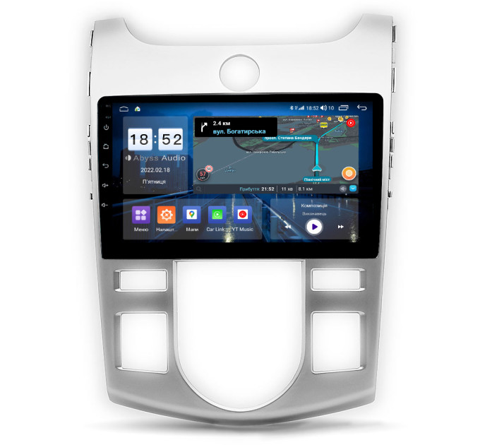 Штатна магнітола Abyss Audio QX-9194 для KIA Cerato（Клімат-контроль） 2008-2012