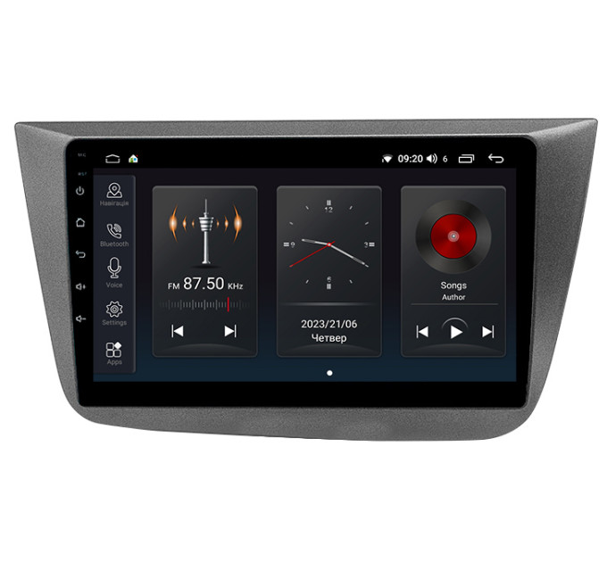 Штатна магнітола Abyss Audio SP-9335 для Seat Altea / Toledo 2004-2015
