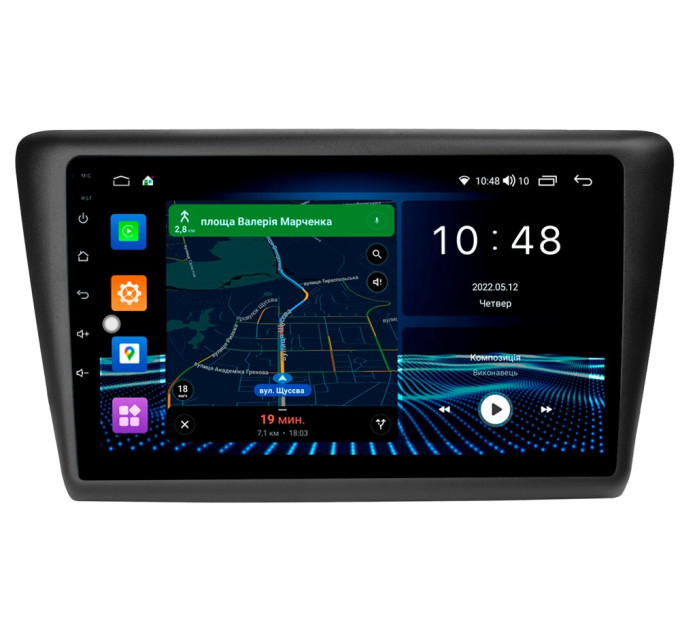 Штатна магнітола Abyss Audio MP-9342 для Skoda Rapid 2012-2019