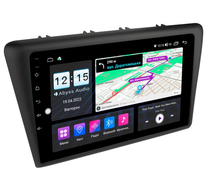 Штатна магнітола Abyss Audio MP-9342 для Skoda Rapid 2012-2019