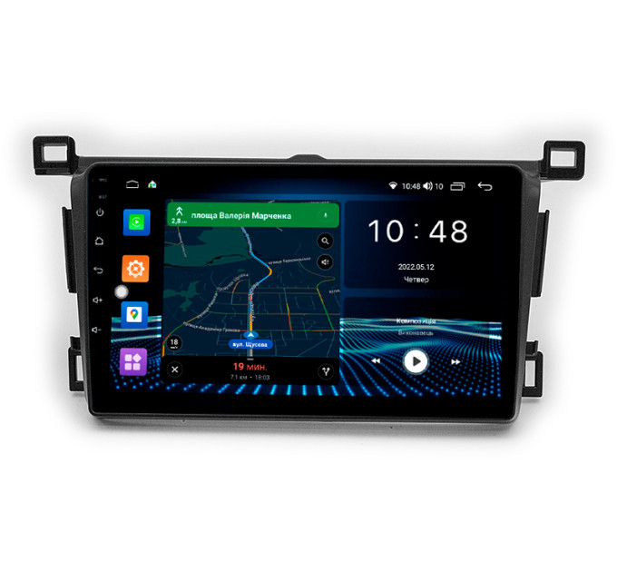 Штатна магнітола Abyss Audio MP-9122 для Toyota RAV4 XA40 2013- 2018