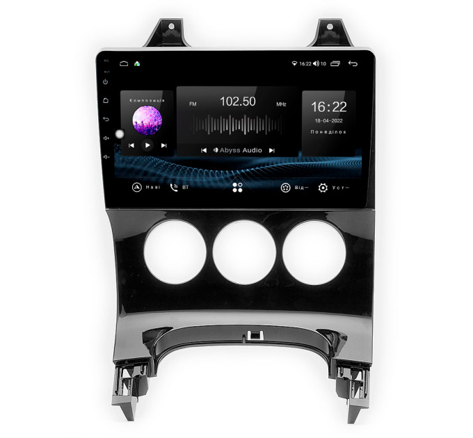 Штатна магнітола Abyss Audio SX-9253 для Peugeot 3008 (Кондиціонер) 2013-2016