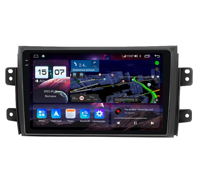 Штатна магнітола Abyss Audio QXR-9257 для Suzuki SX4 2006-2012