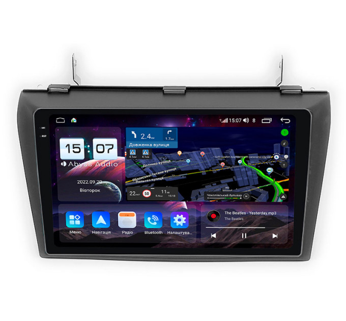Штатна магнітола Abyss Audio QXR-9225 для Mazda 3 2004-2009