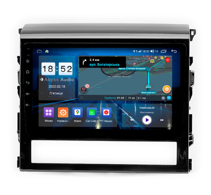 Штатна магнітола Abyss Audio QX-9143 для Toyota LANDCRUISER 200 2016+