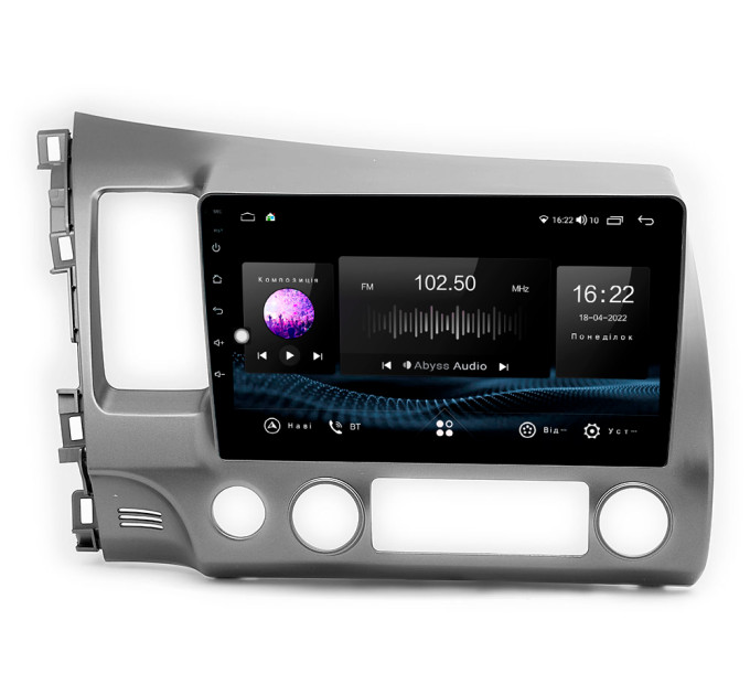 Штатна магнітола Abyss Audio SX-0159 для Honda CIVIC 2006-2011