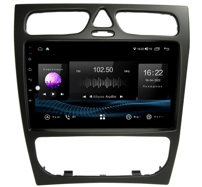Штатна магнітола Abyss Audio SX-9315 для Mercedes C-klasse (W203) 2000-2004