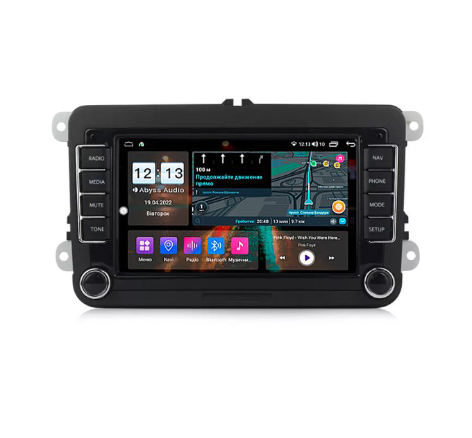 Штатна магнітола Abyss Audio QS-7103 для Volkswagen Passat, Golf, Jetta, Tiguan, Touran, Polo, Amarok, Caddy, T5, T6, Beatle, EOS