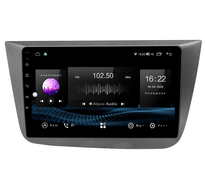 Штатна магнітола Abyss Audio SX-9335 для Seat Altea / Toledo 2004-2015