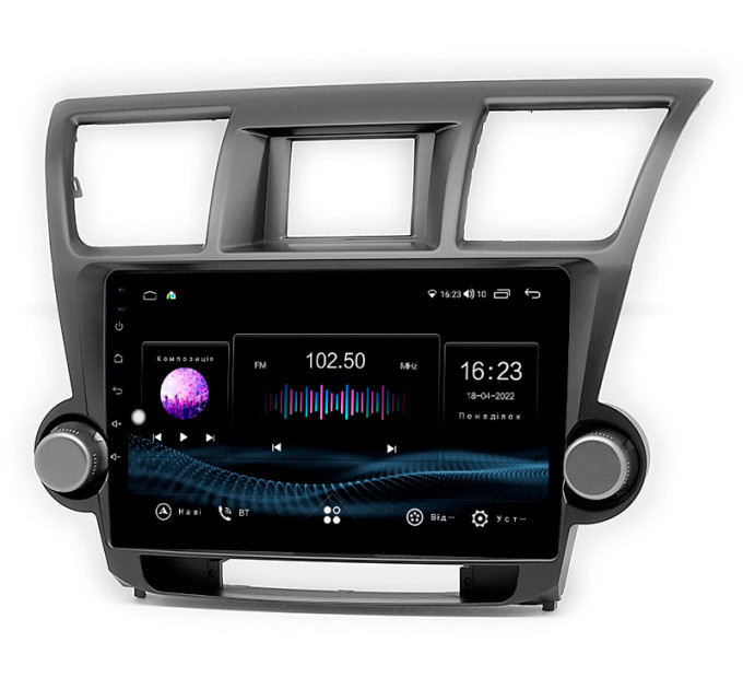 Штатна магнітола Abyss Audio SX-0134 для Toyota Highlander XU40 2007-2014