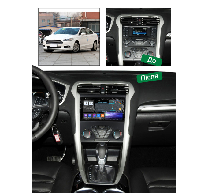 Штатна магнітола Abyss Audio QXR-9250 для Ford Mondeo / Fusion 2013-2018