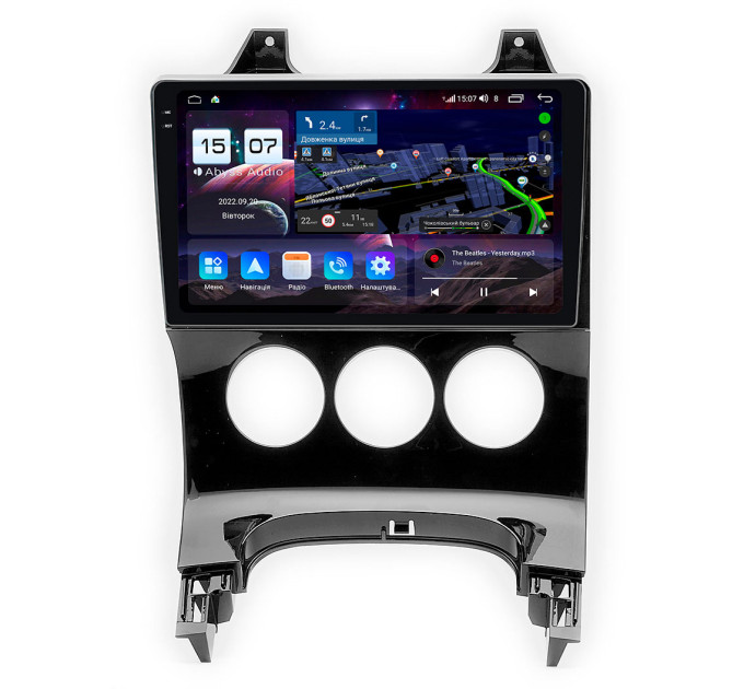 Штатна магнітола Abyss Audio QXR-9253 для Peugeot 3008 (Кондиціонер) 2013-2016