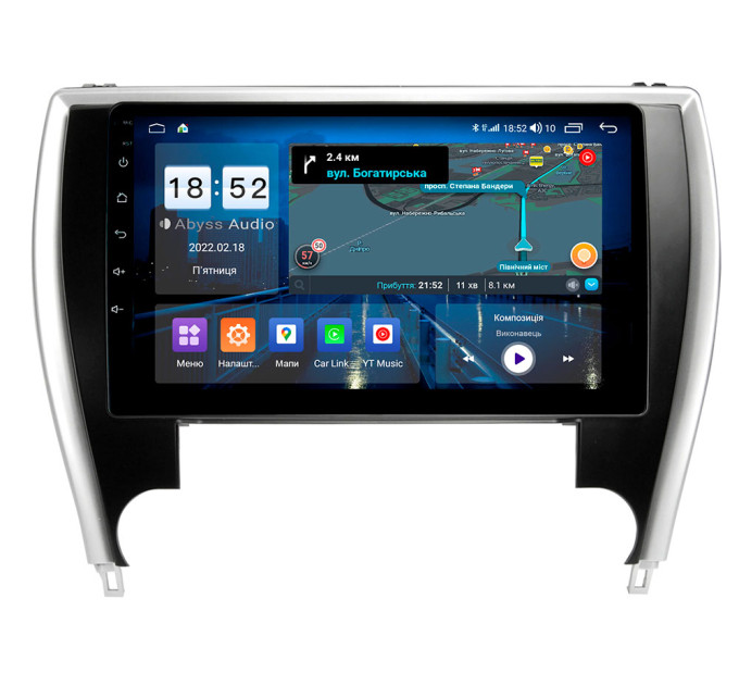 Штатна магнітола Abyss Audio QX-0127 для Toyota Camry V50/55 (USA) 2012-2014