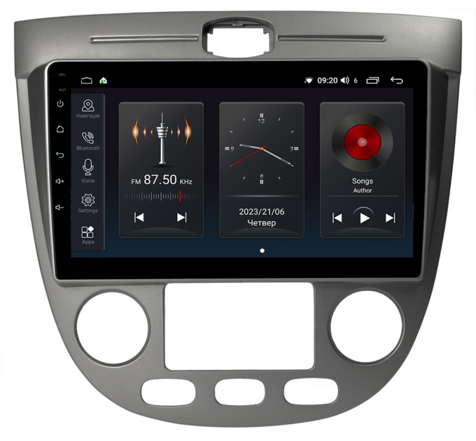 Штатна магнітола Abyss Audio SP-9274 для Chevrolet Lacetti (Hatchback-Wagon) 2004-2013