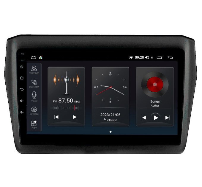 Штатна магнітола Abyss Audio SP-9356 для Suzuki Swift 2017+