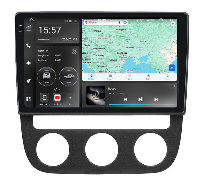 Штатна магнітола Abyss Audio WR-0379 для Volkswagen Jetta 2010-2018