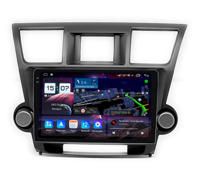 Штатна магнітола Abyss Audio QXR-0134 для Toyota Highlander XU40 2007-2014