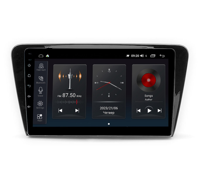 Штатна магнітола Abyss Audio SP-0116 для Skoda Octavia A7 2014-2020
