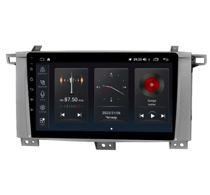 Штатна магнітола Abyss Audio SP-9140 для Toyota LANDCRUISER 100 GX 2005+